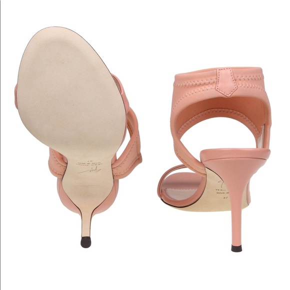 💗 GIUSEPPE ZANOTTI 💗 Nude Baby Pink Heels 40 - Picture 7 of 10